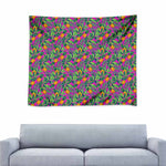 Hot Purple Pineapple Pattern Print Tapestry