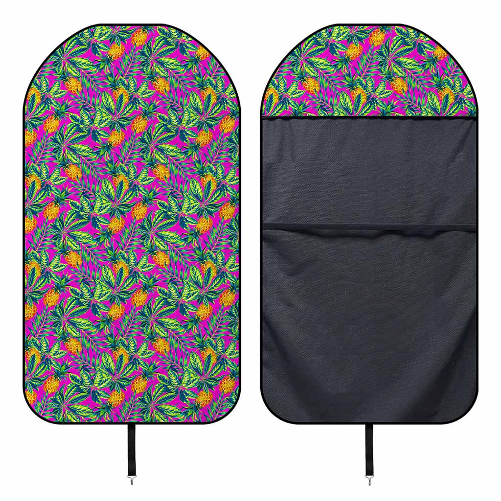 Hot Purple Pineapple Pattern Print Waterproof Car Seat Cover