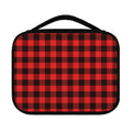 Hot Red Buffalo Plaid Print Classic Bible Case