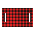 Hot Red Buffalo Plaid Print Golf Cart Seat Cover