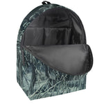 Howling Snowy Wolf Painting Print Backpack