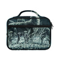 Howling Snowy Wolf Painting Print Briefcase Bible Bag