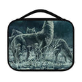 Howling Snowy Wolf Painting Print Classic Bible Case