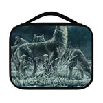 Howling Snowy Wolf Painting Print Classic Bible Case