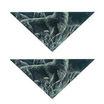 Howling Snowy Wolf Painting Print Dog Bandana