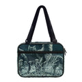Howling Snowy Wolf Painting Print Double Strap Bible Bag