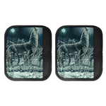 Howling Snowy Wolf Painting Print Handle Covers