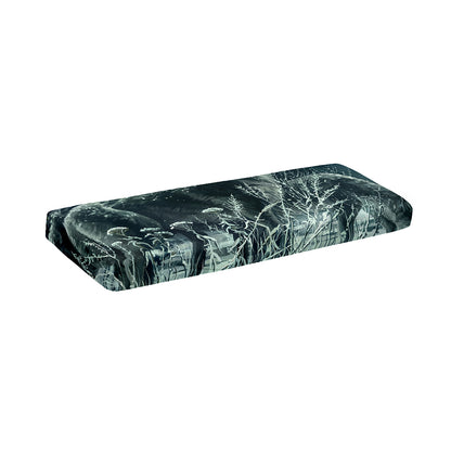 Howling Snowy Wolf Painting Print Piano Keyboard Cover