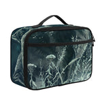 Howling Snowy Wolf Painting Print Portable Lunch Bag