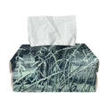 Howling Snowy Wolf Painting Print Rectangle Tissue Box Cover