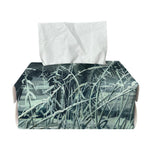 Howling Snowy Wolf Painting Print Rectangle Tissue Box Cover
