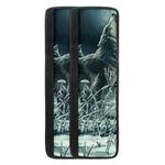 Howling Snowy Wolf Painting Print Refrigerator Handle Covers