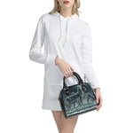 Howling Snowy Wolf Painting Print Shoulder Handbag