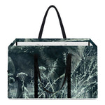Howling Snowy Wolf Painting Print Utility Tote Bag