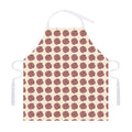 Human Brain Pattern Print Adjustable Apron