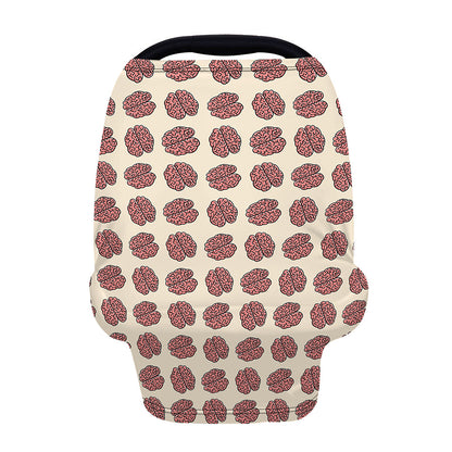 Human Brain Pattern Print Baby Seat Cover