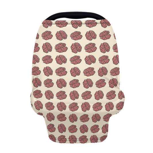 Human Brain Pattern Print Baby Seat Cover