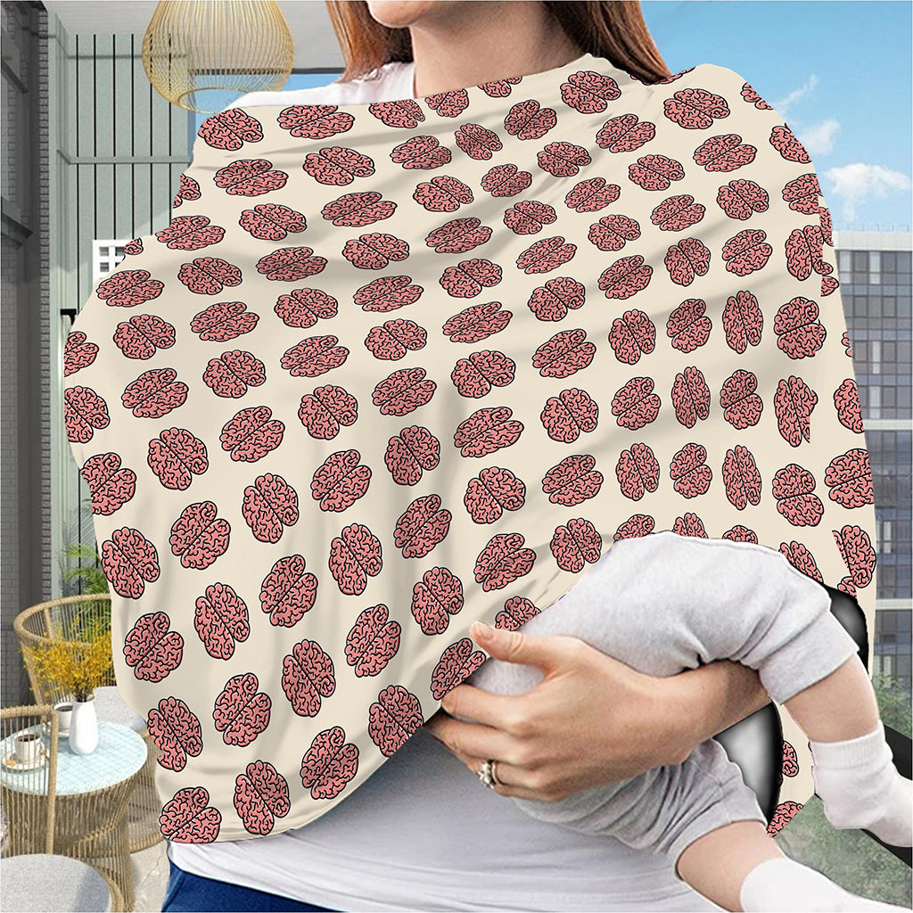 Human Brain Pattern Print Baby Seat Cover