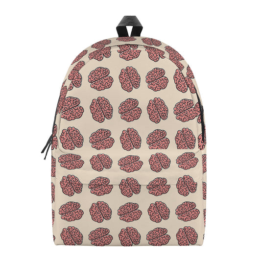 Human Brain Pattern Print Backpack
