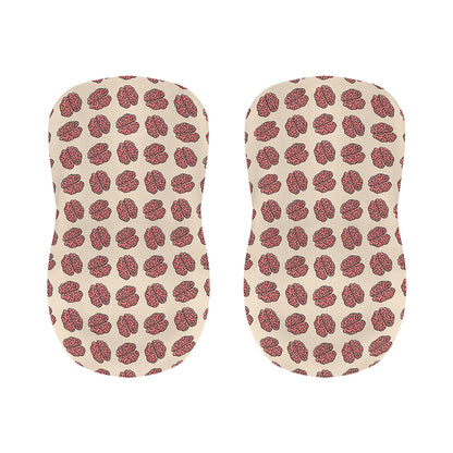 Human Brain Pattern Print Bar Stool Covers