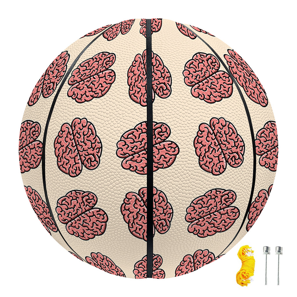 Human Brain Pattern Print Basketball