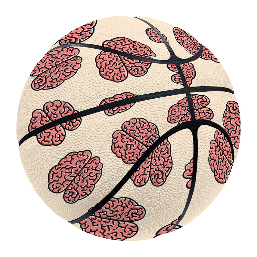 Human Brain Pattern Print Basketball