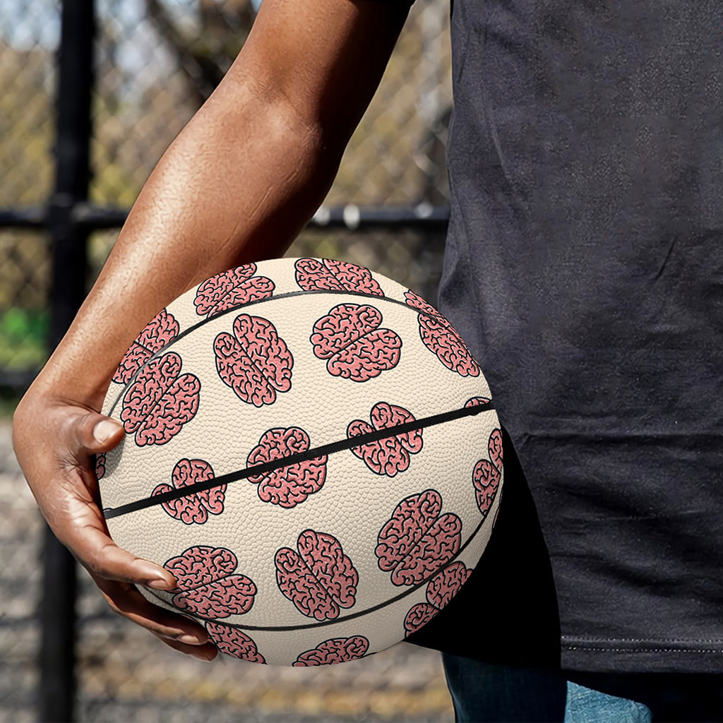 Human Brain Pattern Print Basketball