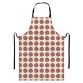 Human Brain Pattern Print Bib Apron With Pocket