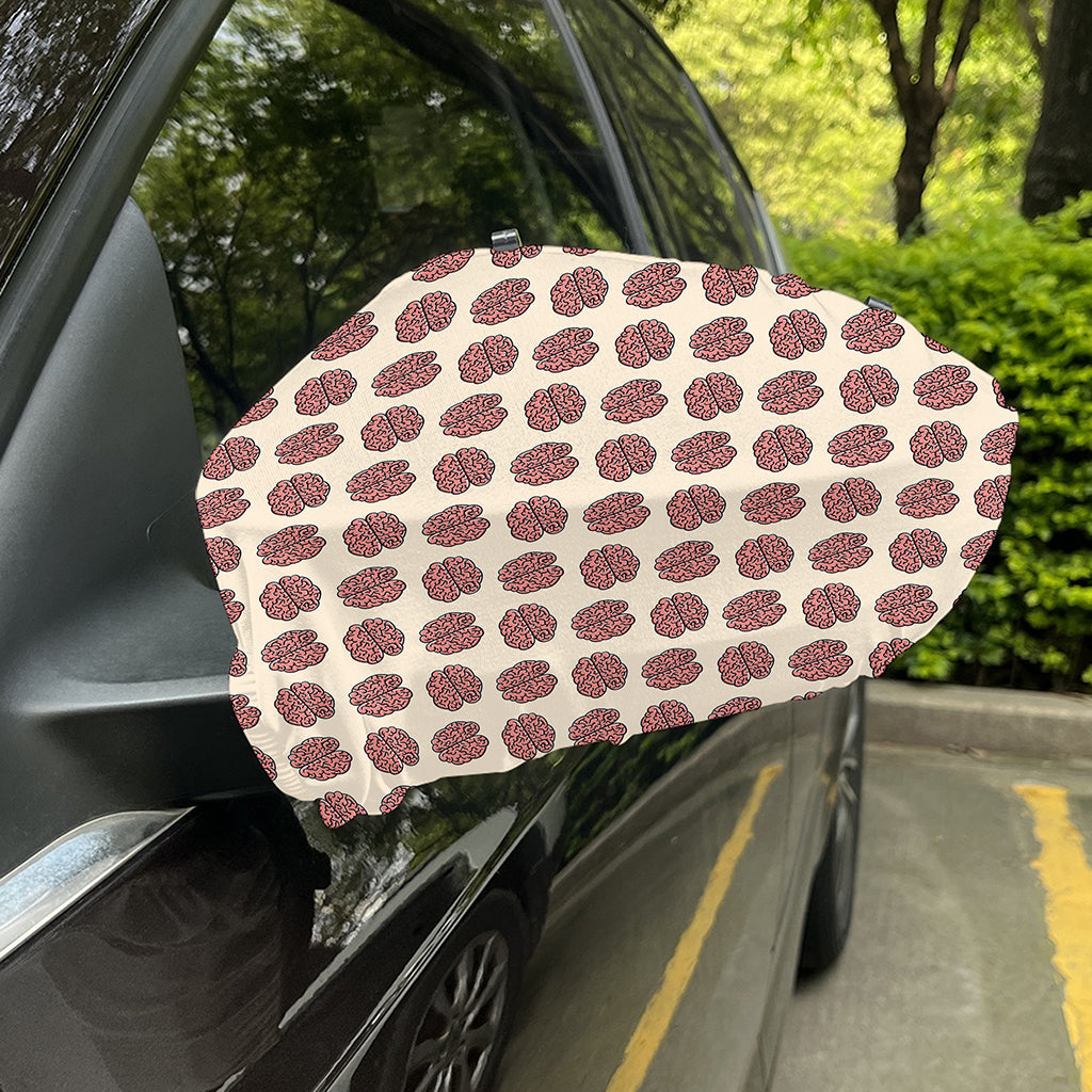 Human Brain Pattern Print Car Side Mirror Covers