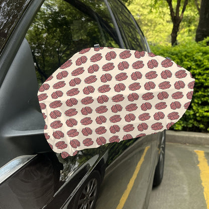 Human Brain Pattern Print Car Side Mirror Covers