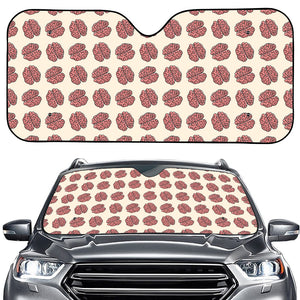 Human Brain Pattern Print Car Windshield Sun Shade