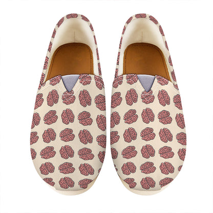 Human Brain Pattern Print Casual Shoes