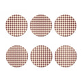 Human Brain Pattern Print Coaster Set