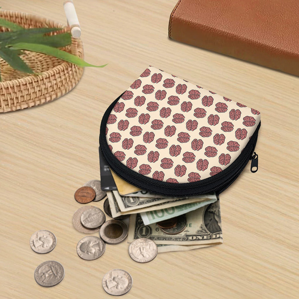 Human Brain Pattern Print Coin Purse