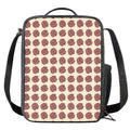Human Brain Pattern Print Crossbody Lunch Bag