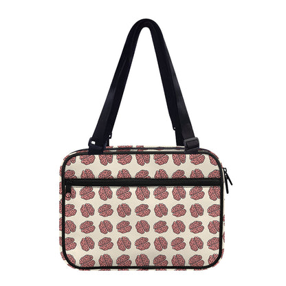 Human Brain Pattern Print Double Strap Bible Bag