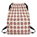 Human Brain Pattern Print Drawstring Backpack