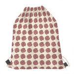 Human Brain Pattern Print Drawstring Bag