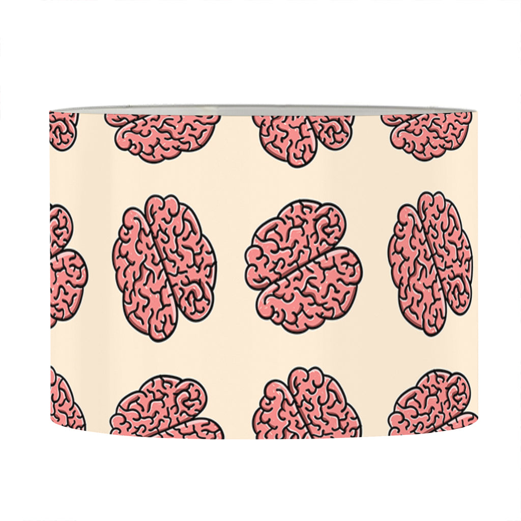 Human Brain Pattern Print Drum Lamp Shade