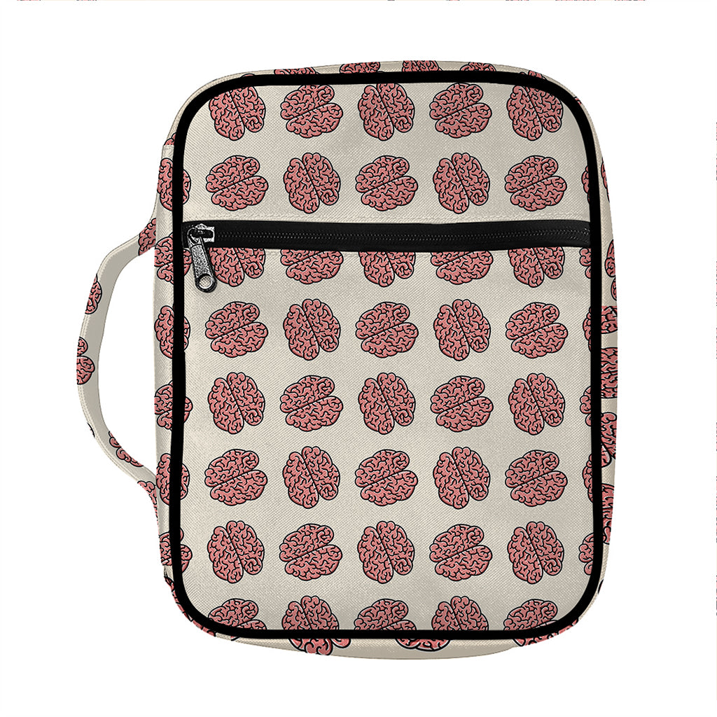 Human Brain Pattern Print Front Pocket Bible Bag