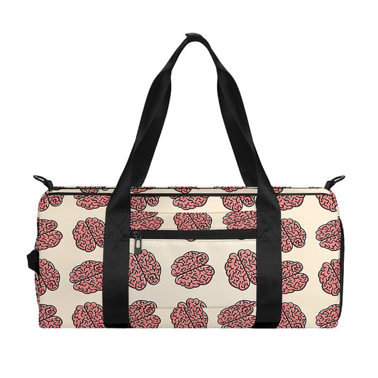 Human Brain Pattern Print Gym Bag