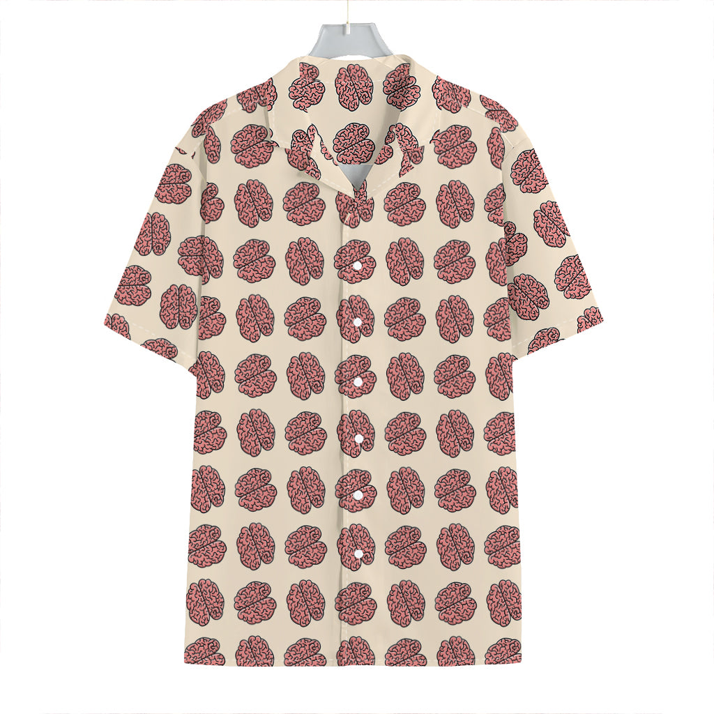 Human Brain Pattern Print Hawaiian Shirt