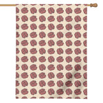 Human Brain Pattern Print House Flag