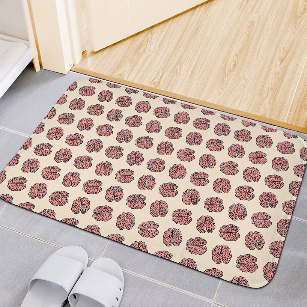 Human Brain Pattern Print Indoor Door Mat