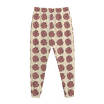 Human Brain Pattern Print Jogger Pants