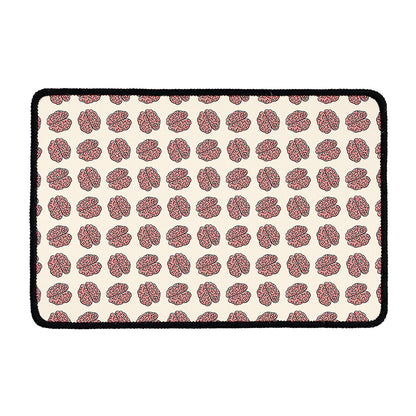Human Brain Pattern Print Kitchen Mat