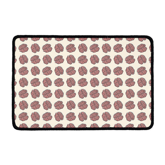 Human Brain Pattern Print Kitchen Mat