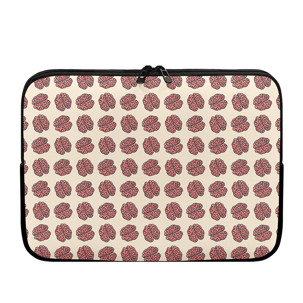 Human Brain Pattern Print Laptop Sleeve