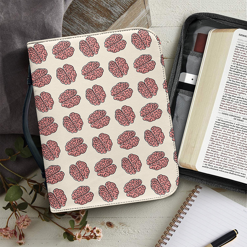 Human Brain Pattern Print Leather Bible Cover