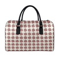 Human Brain Pattern Print Leather Duffel Bag